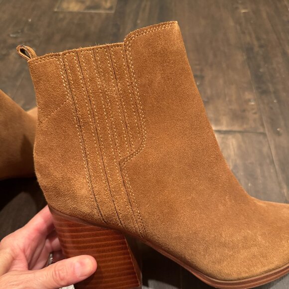 Marc Fisher LTD Alva Pointy Suede Toe Bootie Size 9.5 - Picture 5 of 12